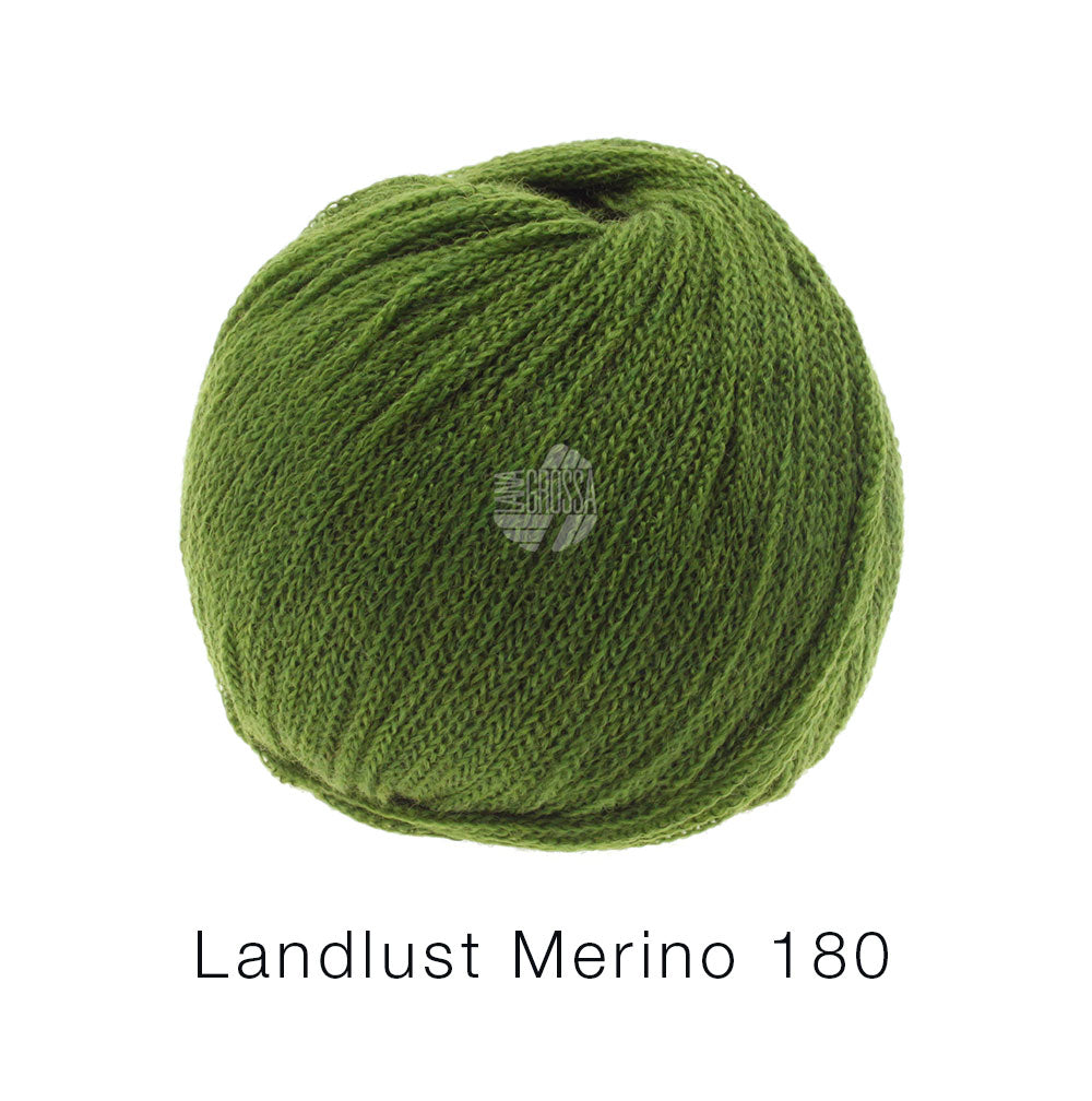 Landlust Merino 180 GOTS - Grön