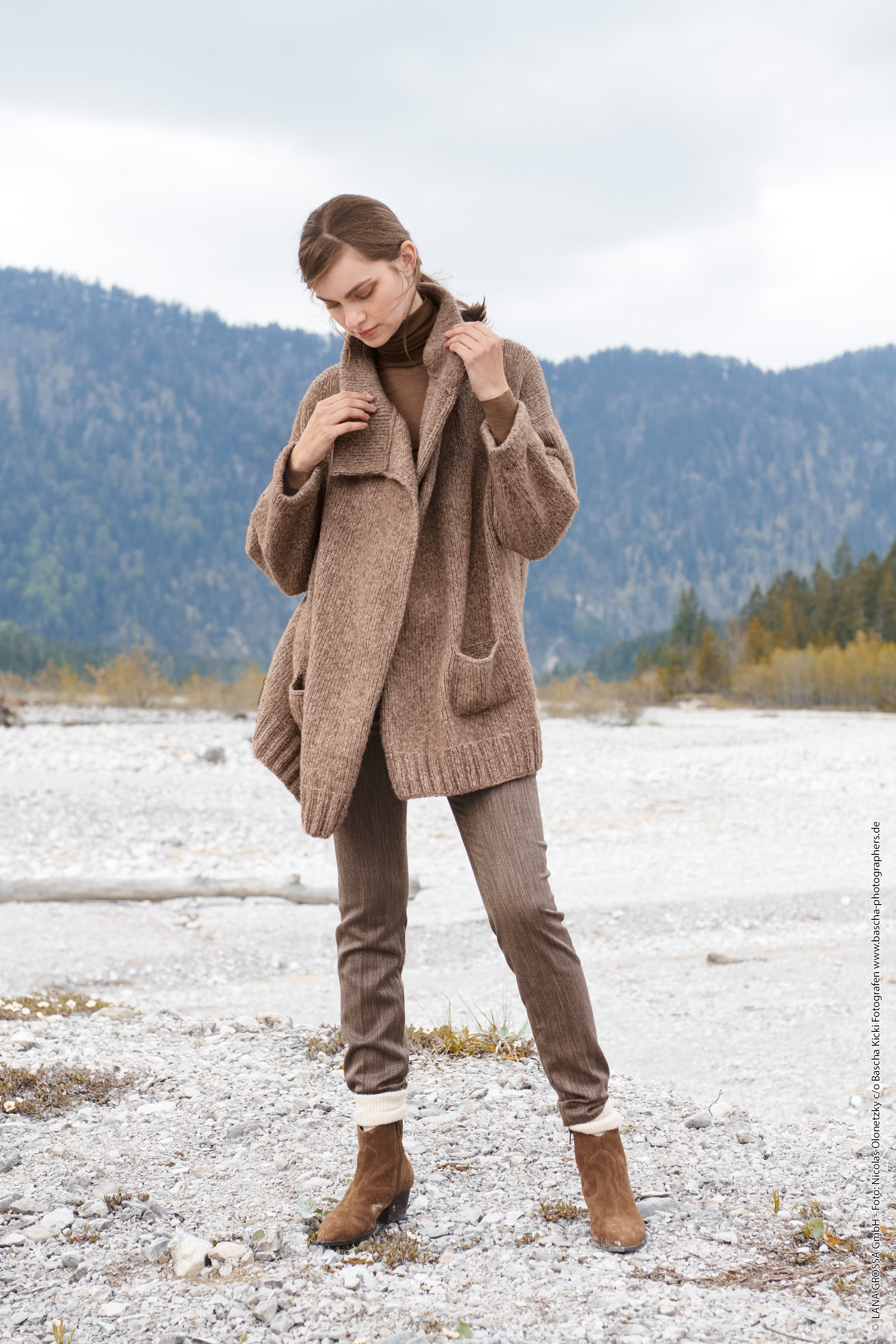 Fusione - Rosa/Råvit melerad REA