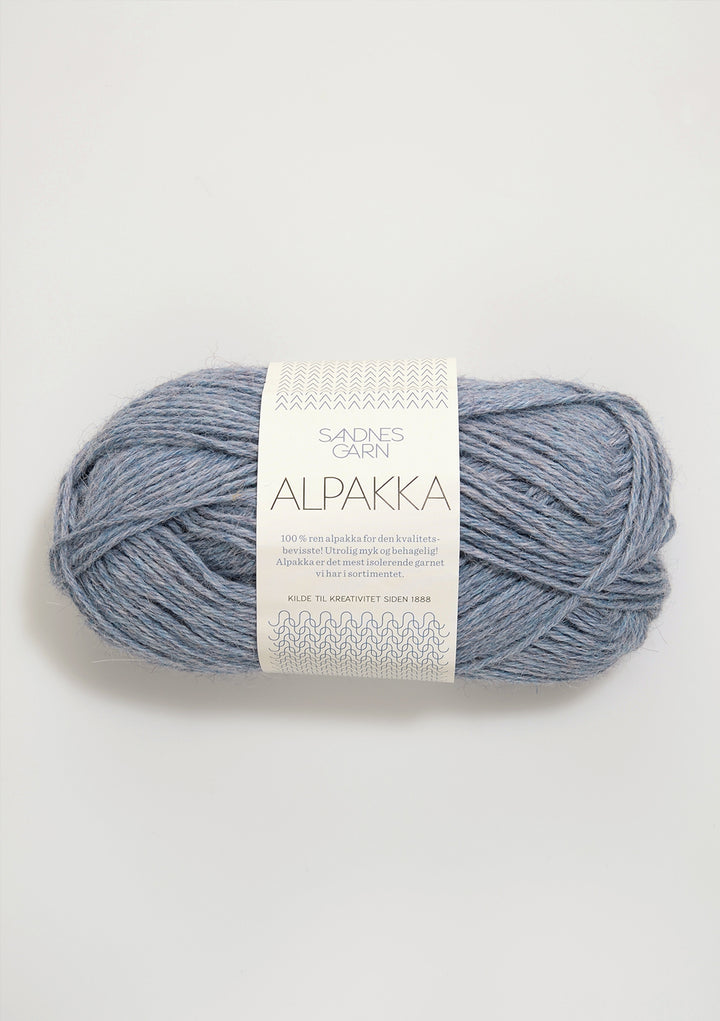 Alpakka - 6221 Ljusblå melerad