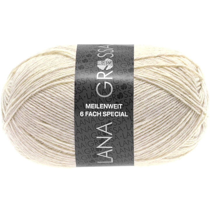 Meilenweit 6-F 150 Uni/Melange - Natur