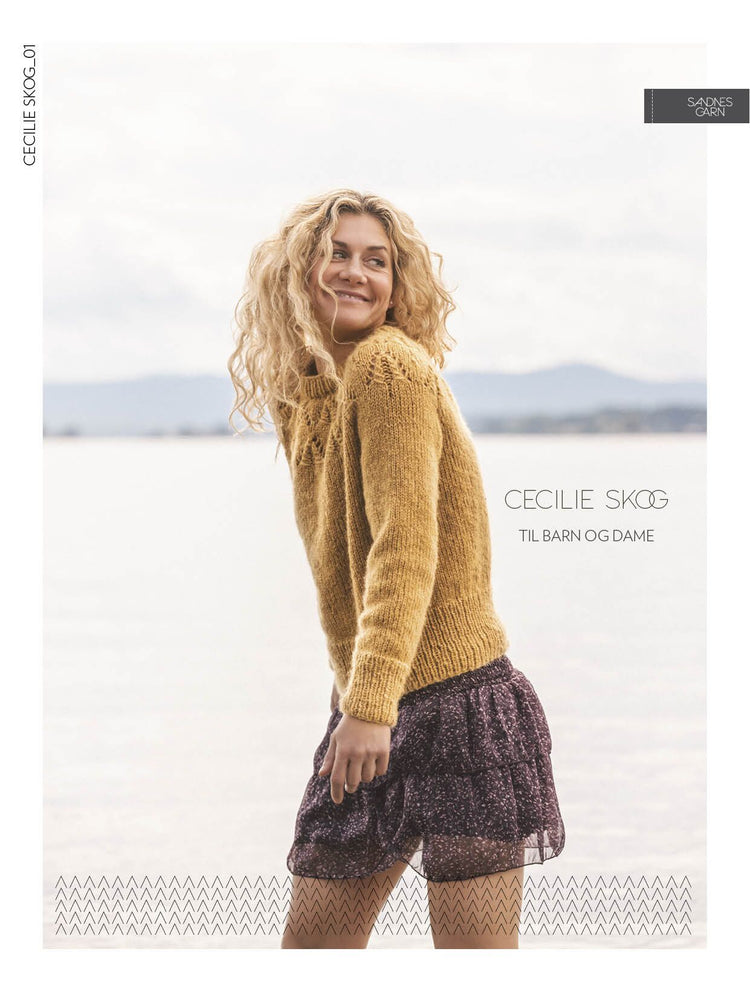 Cecilie Skog i samarbete med Sandnes Garn