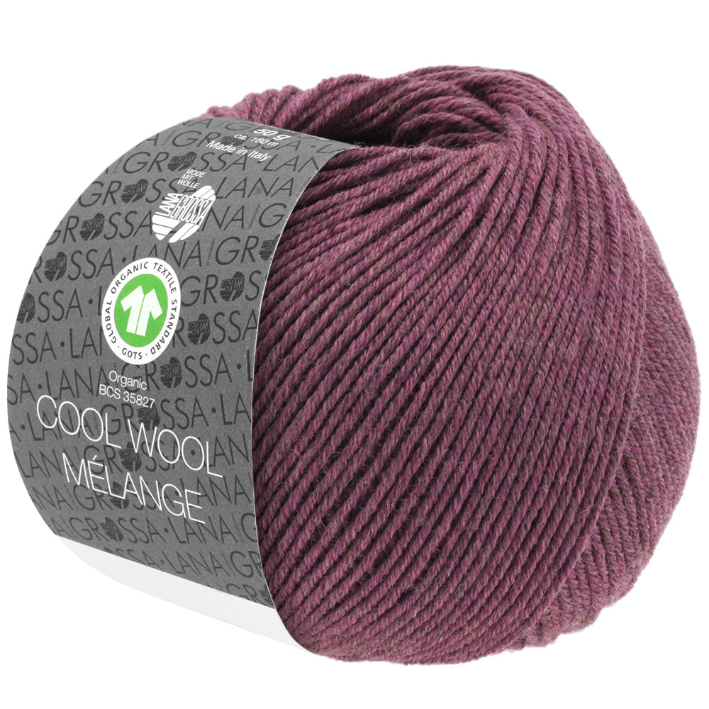 Cool Wool Melange GOTS - 118 Skogsbär melerad - UTGÅTT