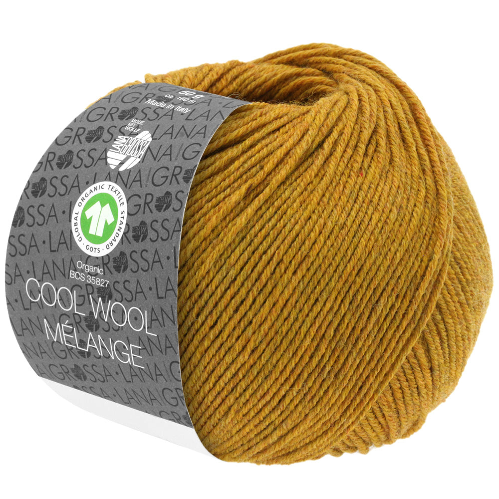 Cool Wool Melange GOTS - 114 Bärnsten melerad - UTGÅTT