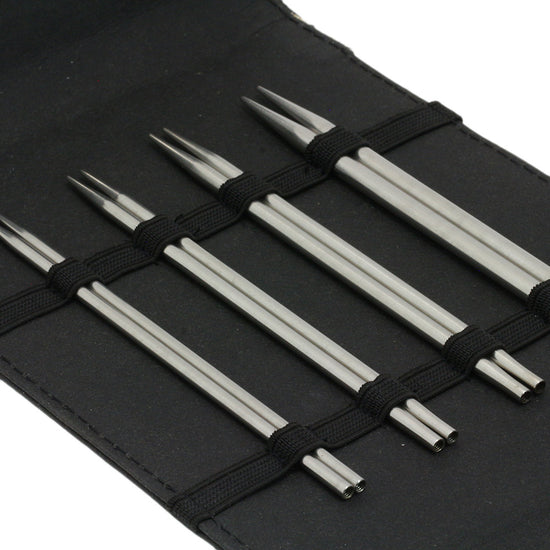 Stickset Mini KnitPro Edelstahl/Svart - 3,0 - 5,0 mm