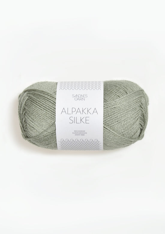 Alpakka Silke - 8521 Dimmigt ljusgrön