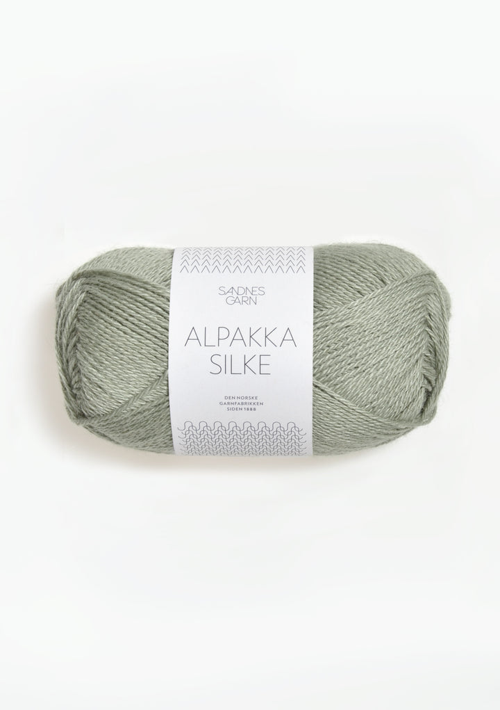 Alpakka Silke - 8521 Dimmigt ljusgrön