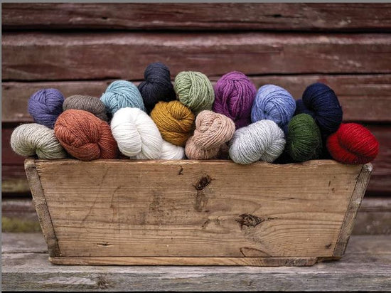 Svensk Ull 3 tr 100 g - 009 Heather Field