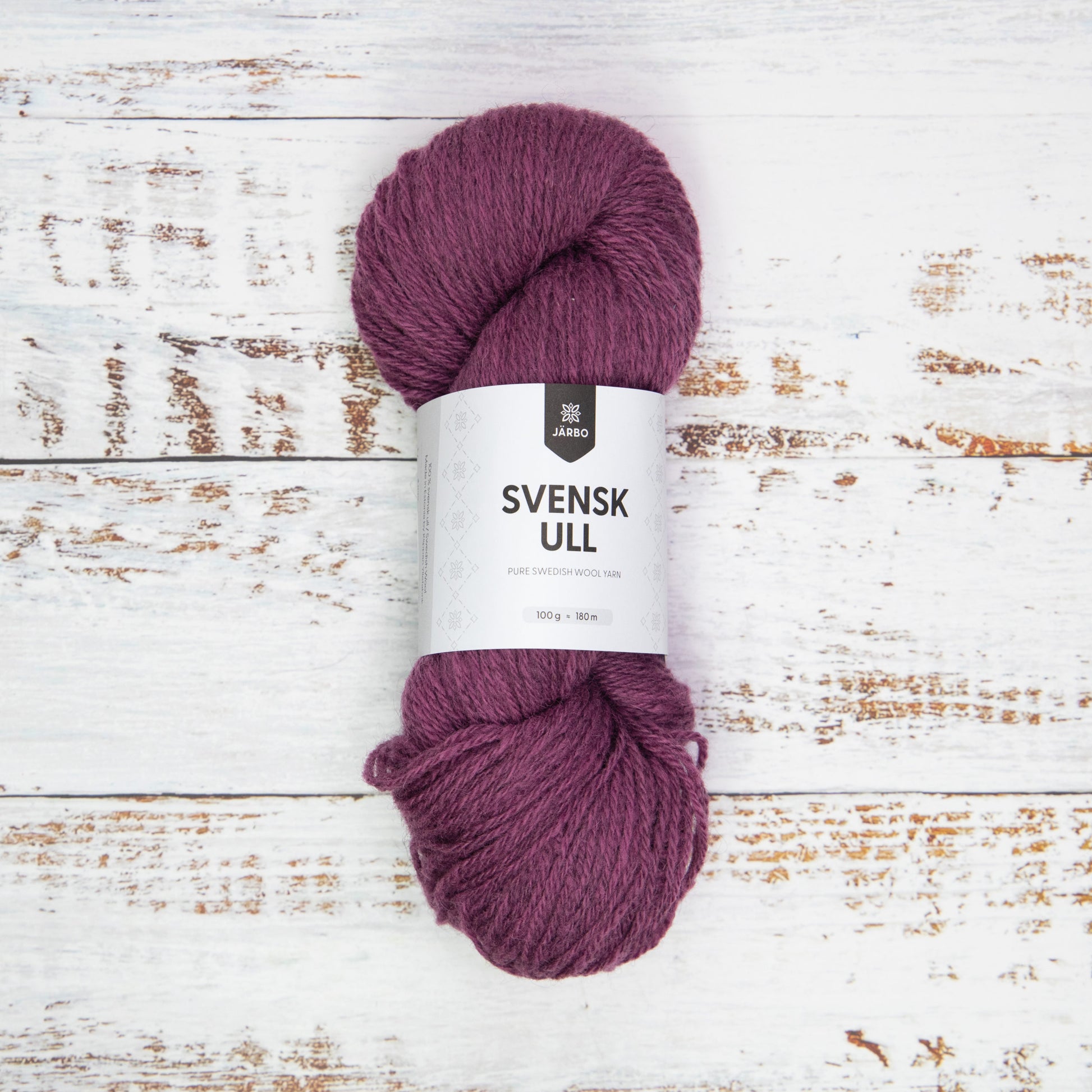 Svensk Ull 3 tr 100 g - 009 Heather Field