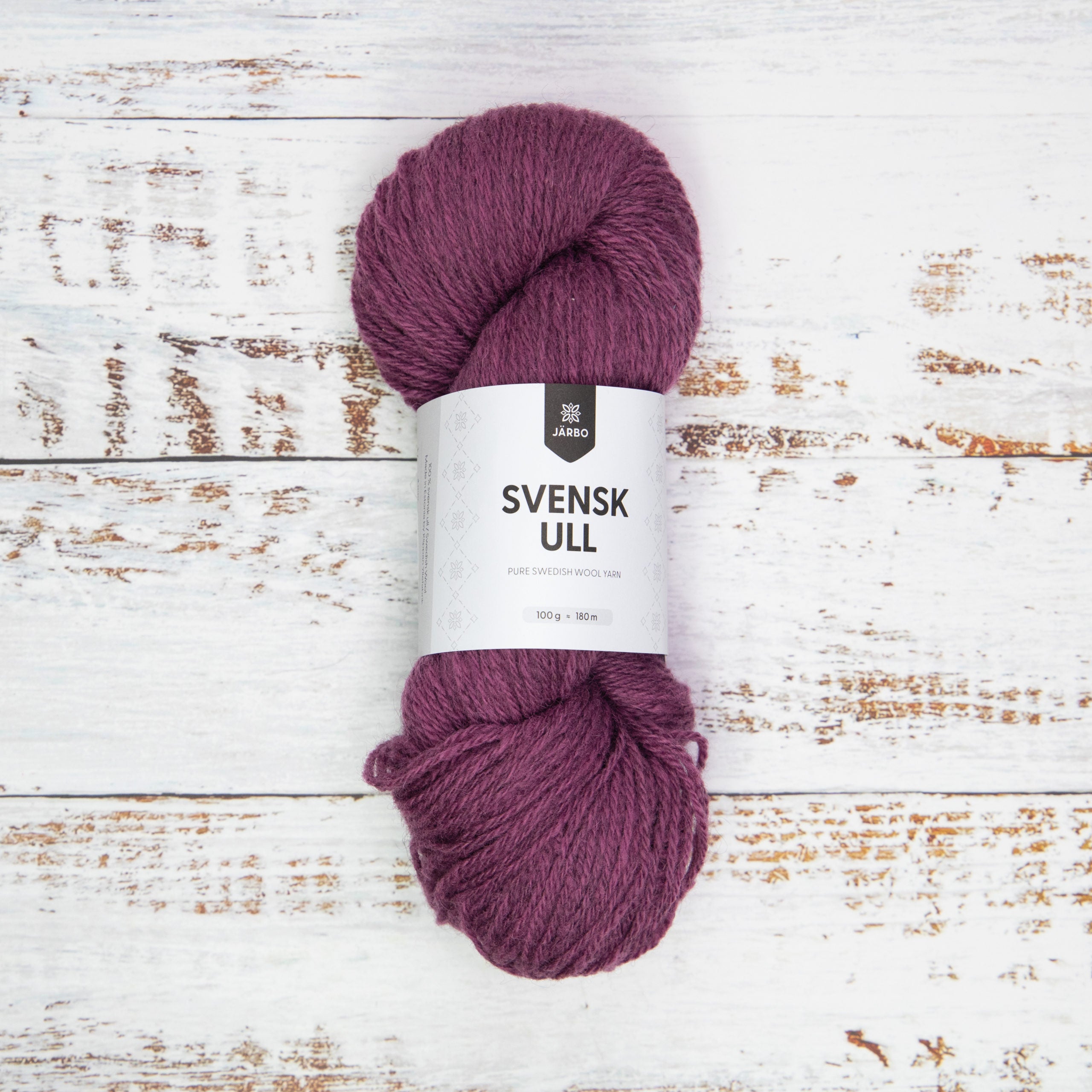 Svensk Ull 3 tr 100 g - 009 Heather Field