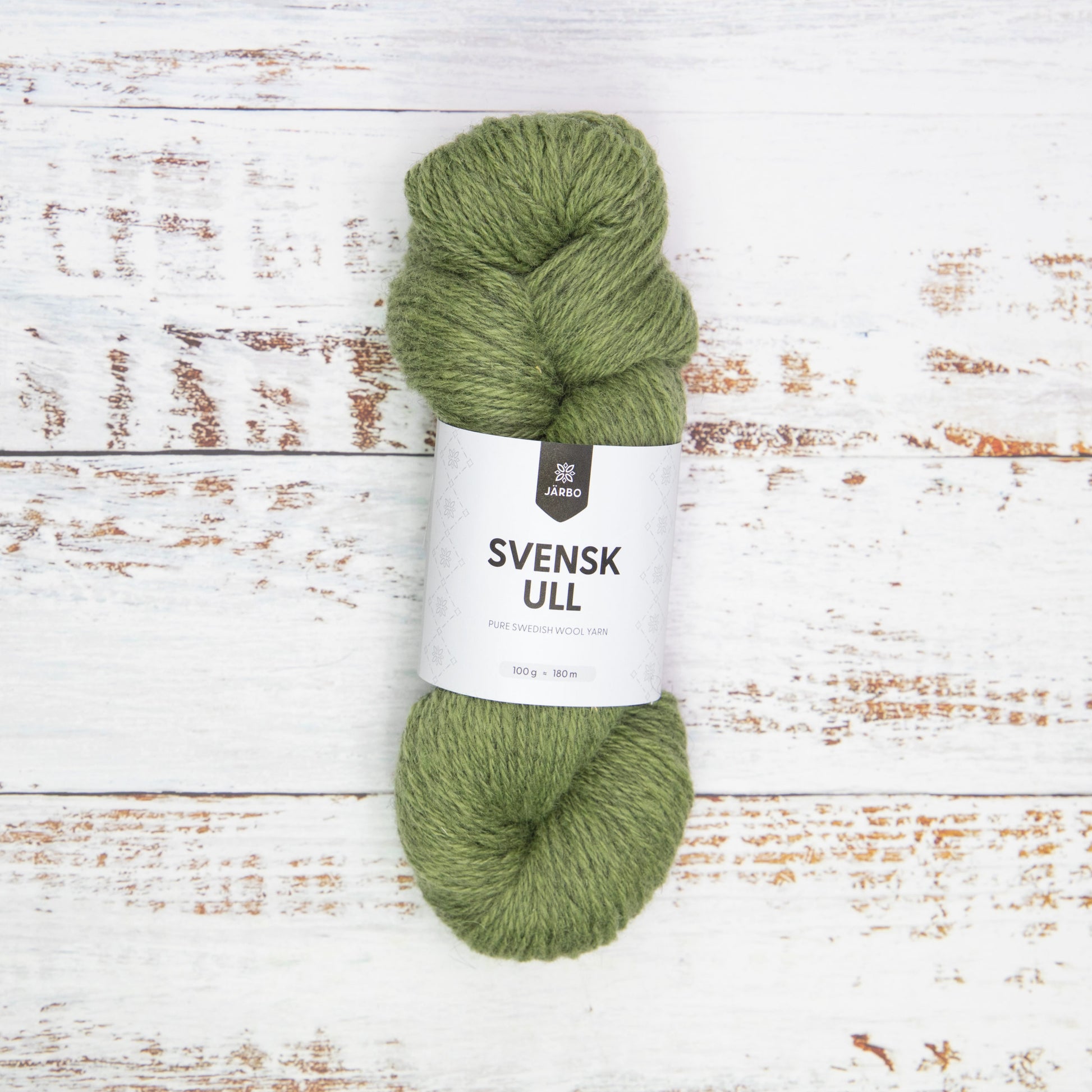 Svensk Ull 3 tr 100 g - 014 Midsummer Green