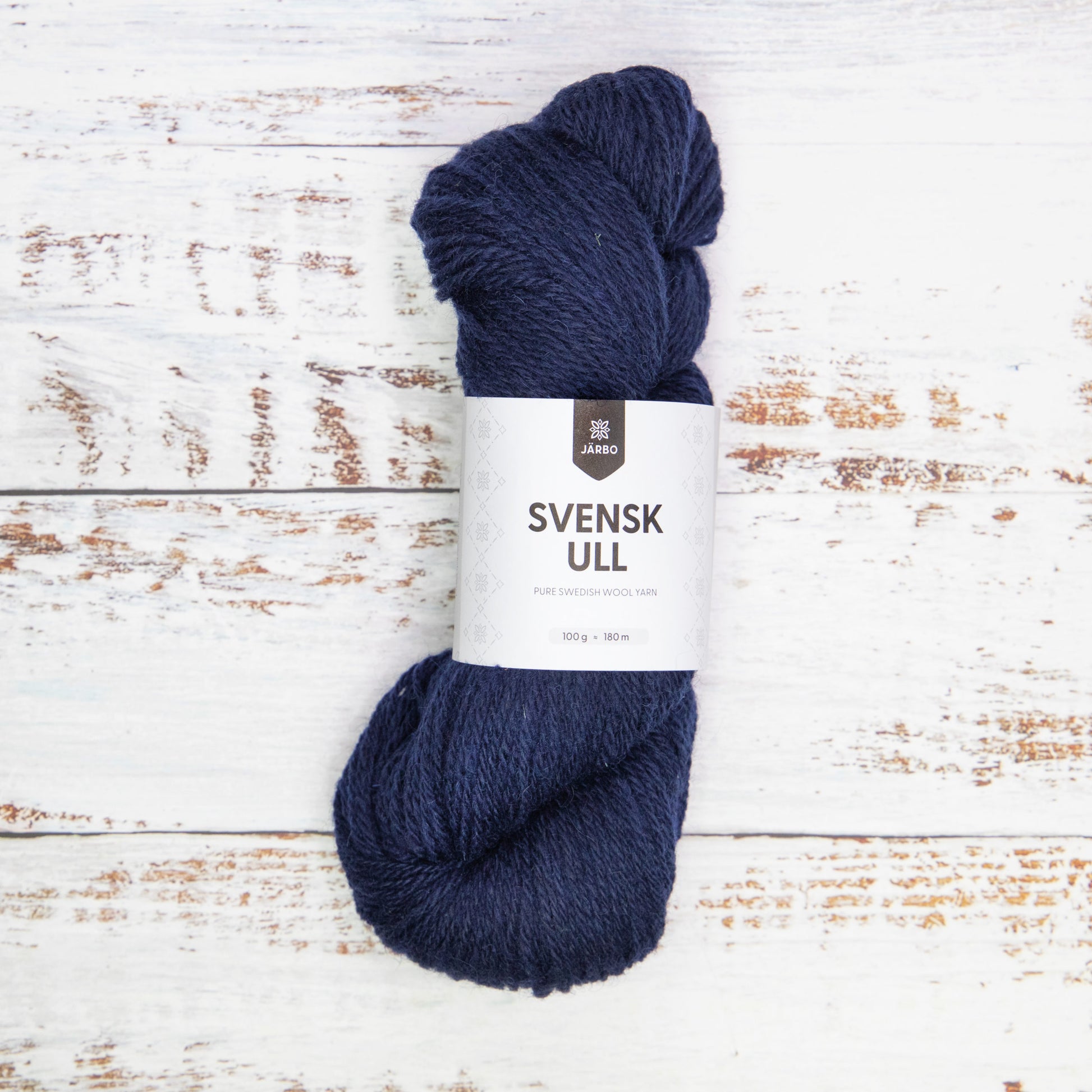 Svensk Ull 3 tr 100 g - 015 Bergslagen Dark Blue