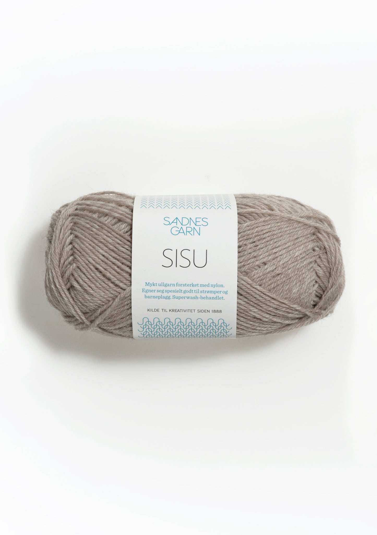 Sisu superwash - 2650 Gråbeige melerad