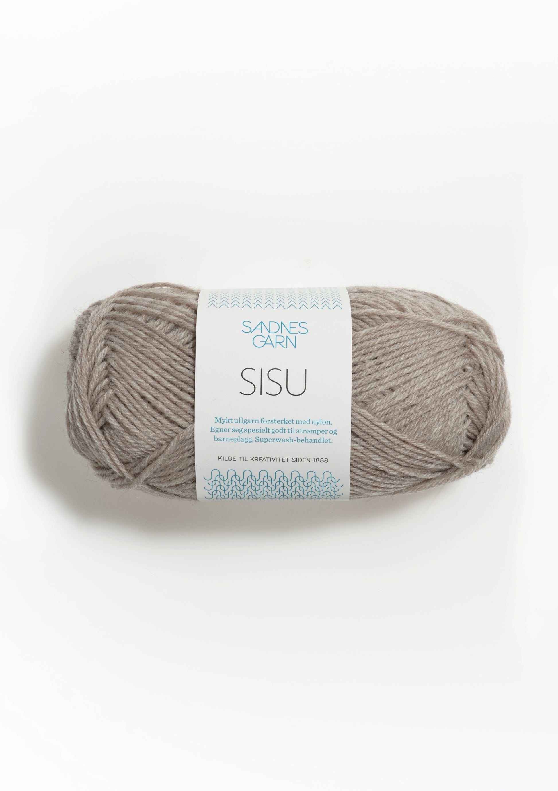 Sisu superwash - 2650 Gråbeige melerad