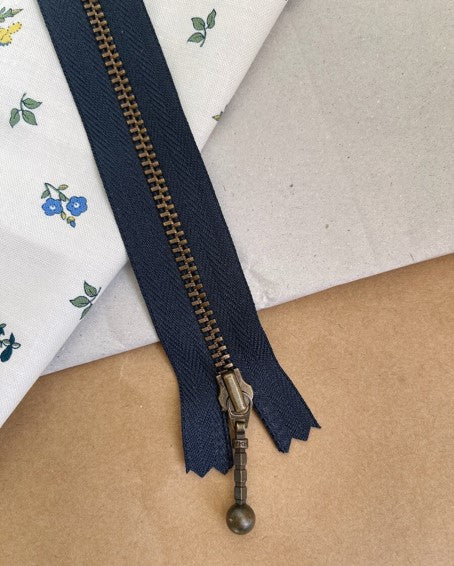 PetiteKnit Blixtlås 17 cm - Navy