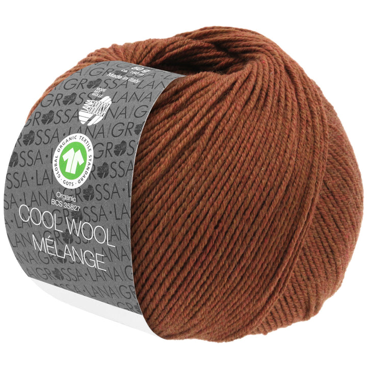 Cool Wool Melange GOTS - 116 Rostmelerad - UTGÅTT