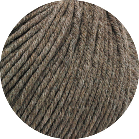 Cool Wool Big Melange GOTS - 224 Gråbrun melerad - UTGÅTT REA