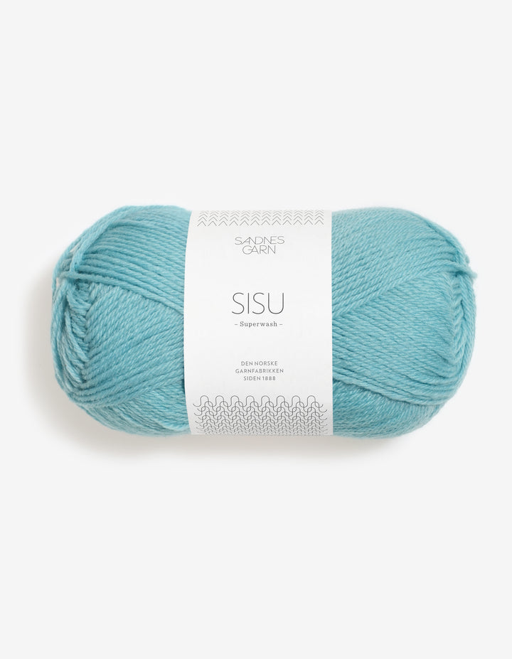 Sisu superwash - 6823 Turkos - UTGÅTT