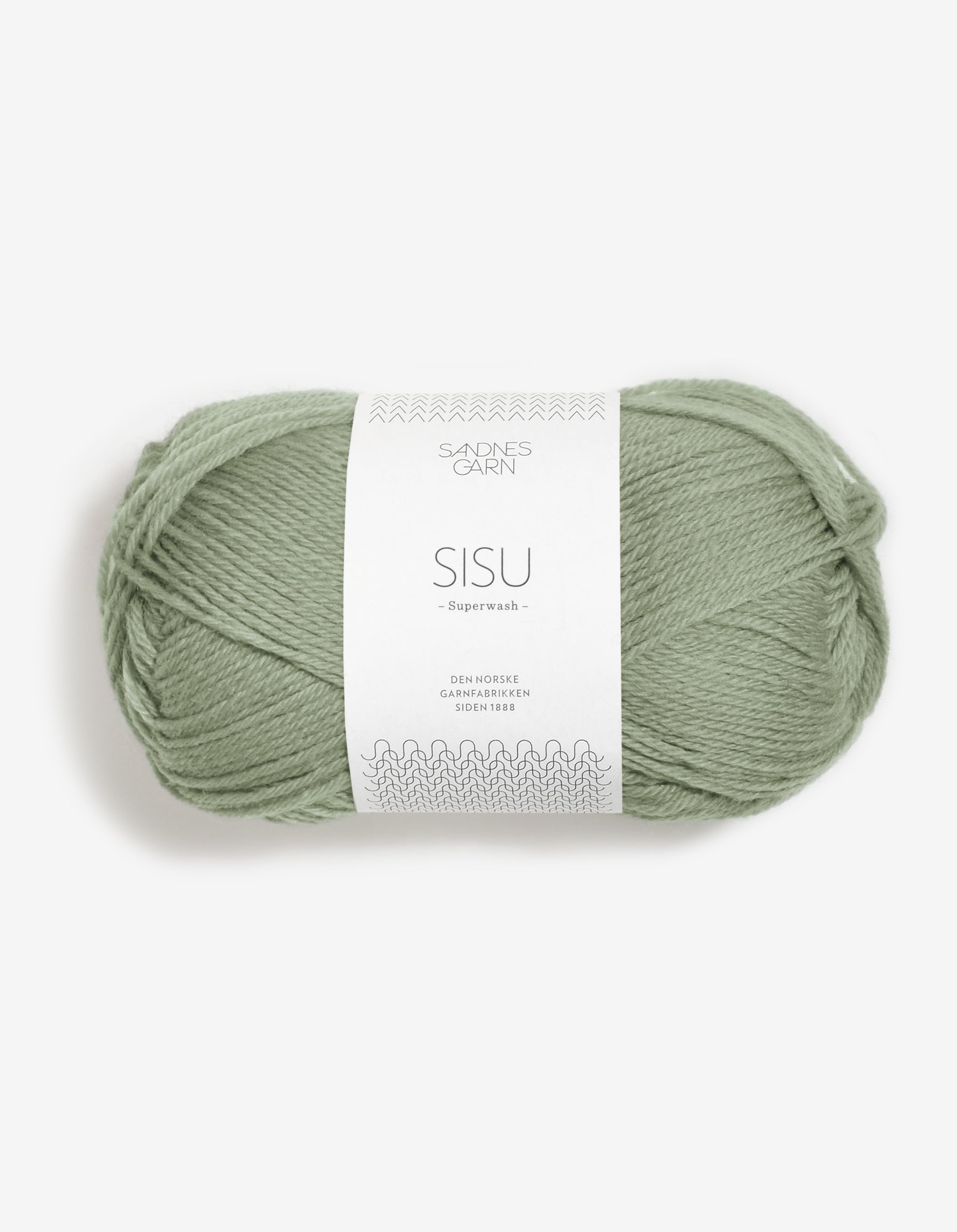 Sisu superwash - 9041 Dimmigt ljusgrön