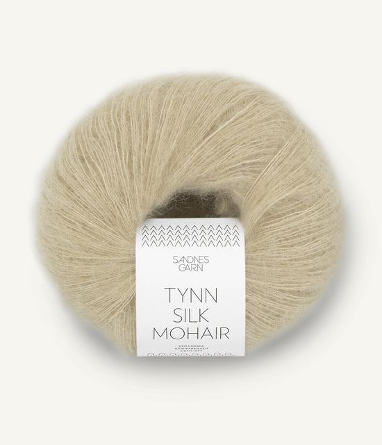 Tunn Silk Mohair - 9822 Ljus Chinosgrön - UTGÅTT