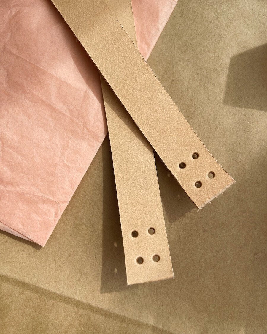 PetiteKnit Läderrem till French Market Bag - Natur