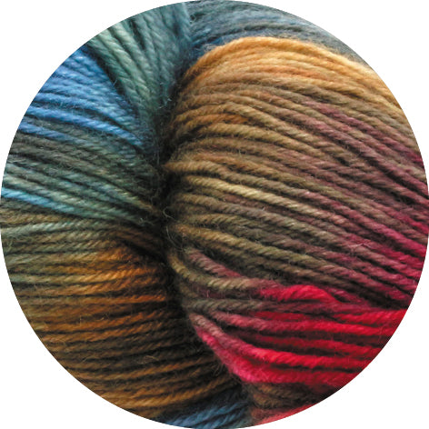 Meilenweit 100 Merino Handdyed - 615 Angad
