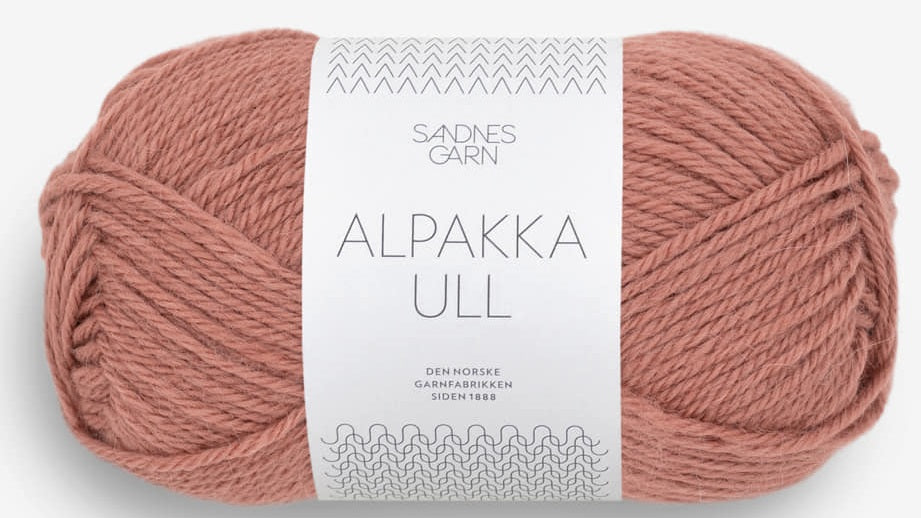 Alpakka Ull - 3553 Dimmigt plommonrosa - UTGÅTT