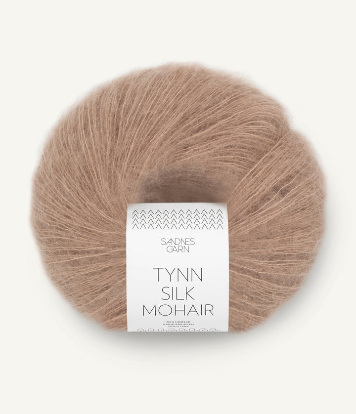 Tunn Silk Mohair - 3041 Ljus ekollon