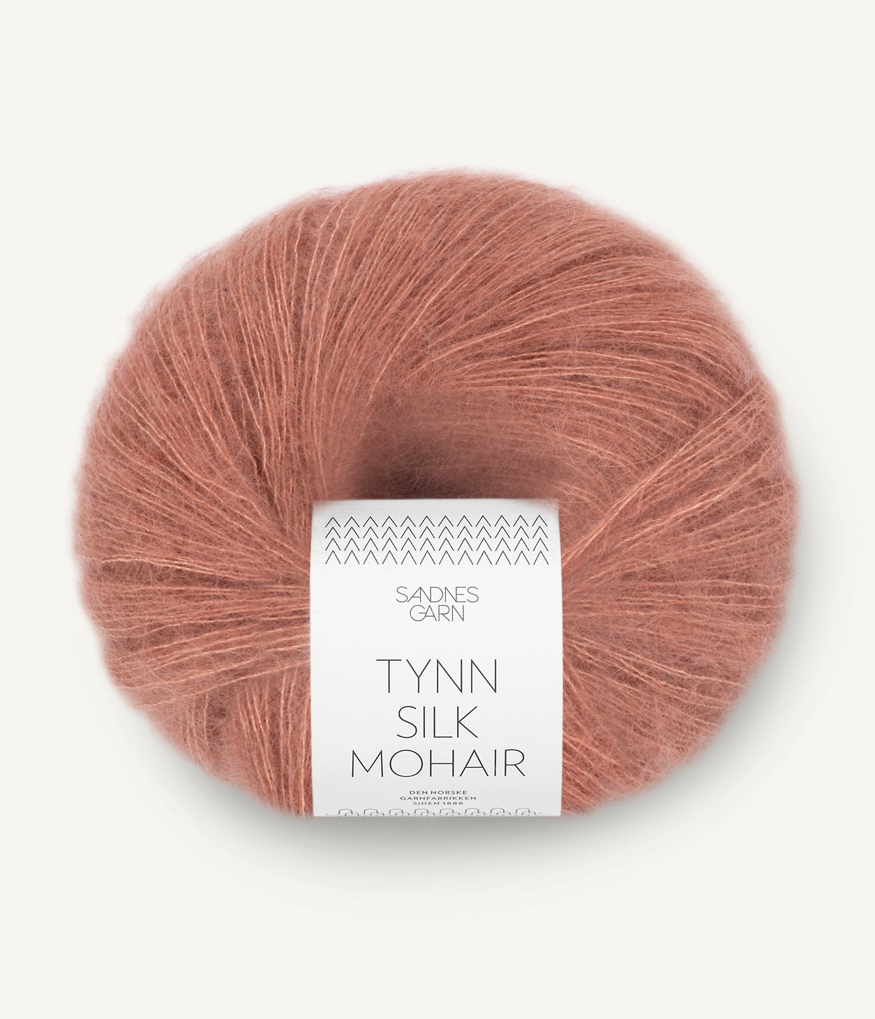 Tunn Silk Mohair - 3553 Dimmigt plommonrosa