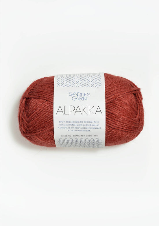 Alpakka - 4035 Mörk Terrakotta - UTGÅTT REA