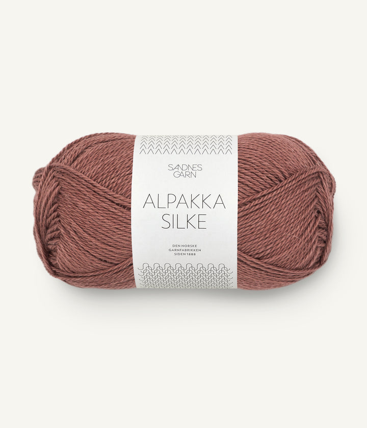 Alpakka Silke - 4043 Plommonrosa - UTGÅTT