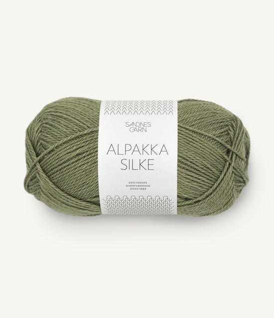 Alpakka Silke - 9062 Olivgrön - UTGÅTT