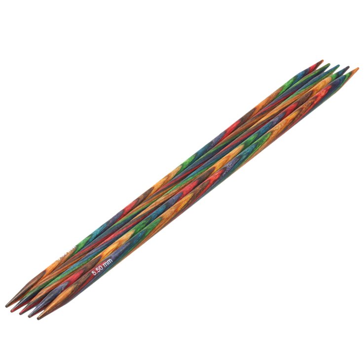 Strumpsticka Design Holz 20 cm - 5.5 mm
