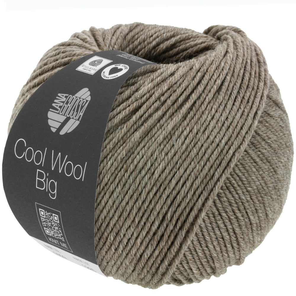 Cool Wool Big Melange (We Care) - 1621 Gråbrun melerad