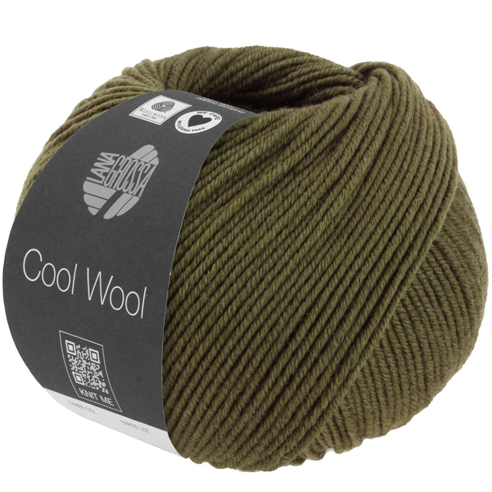 Cool Wool Melange (We Care) - 1408 Oliv melerad - UTGÅTT