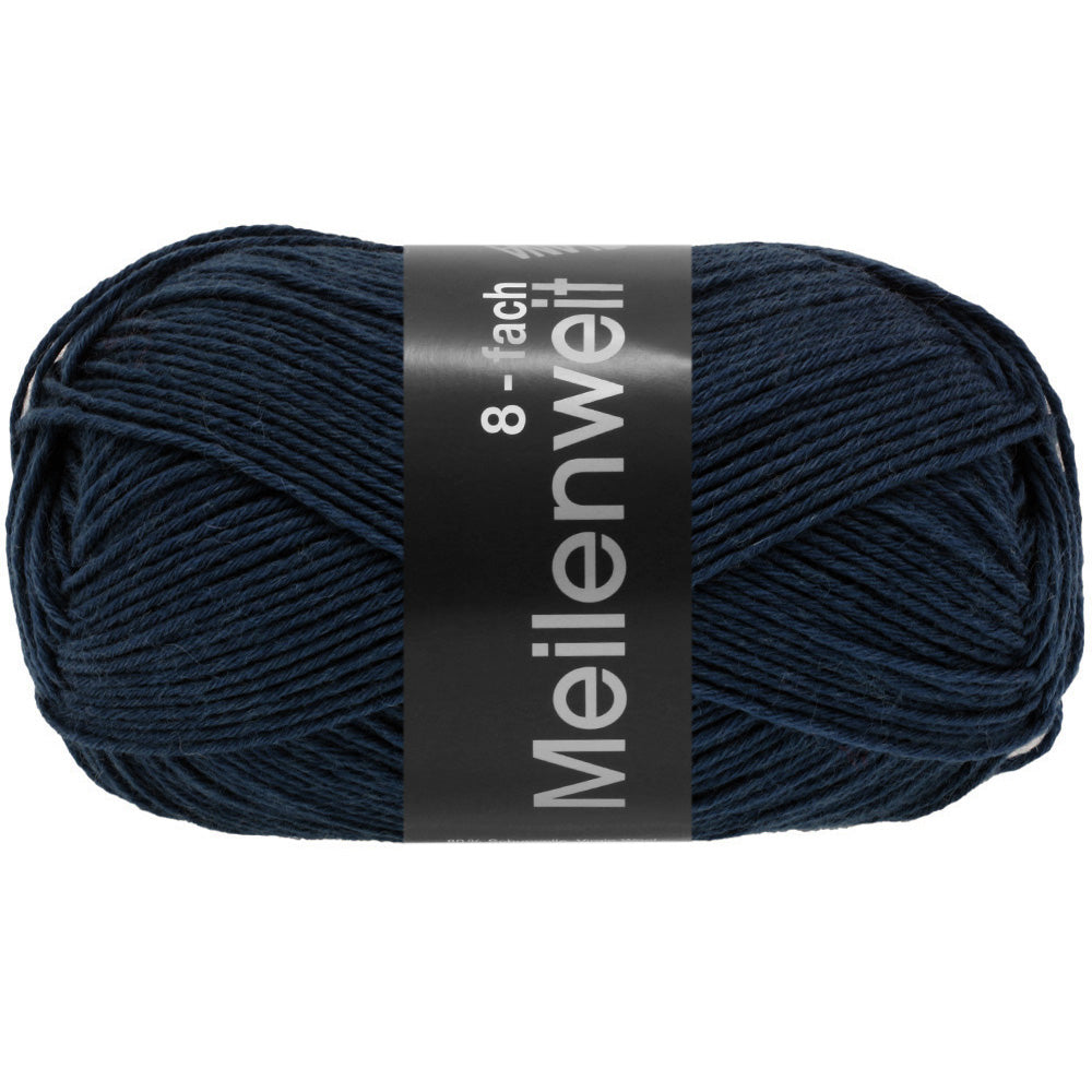 Meilenweit 8-tr 150 Uni/Melange - 9556 Mörkblå
