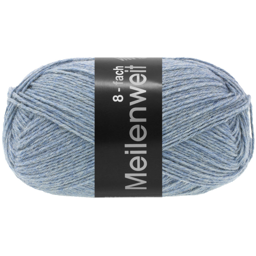 Meilenweit 8-tr 150 Uni/Melange - 9659 Gråblå