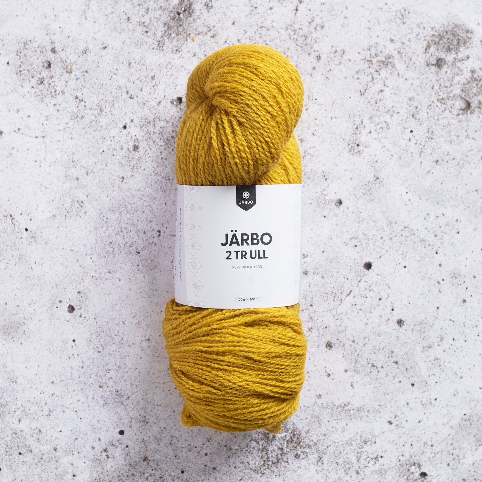 Järbo 2tr Ull 100 g - 114 Gul