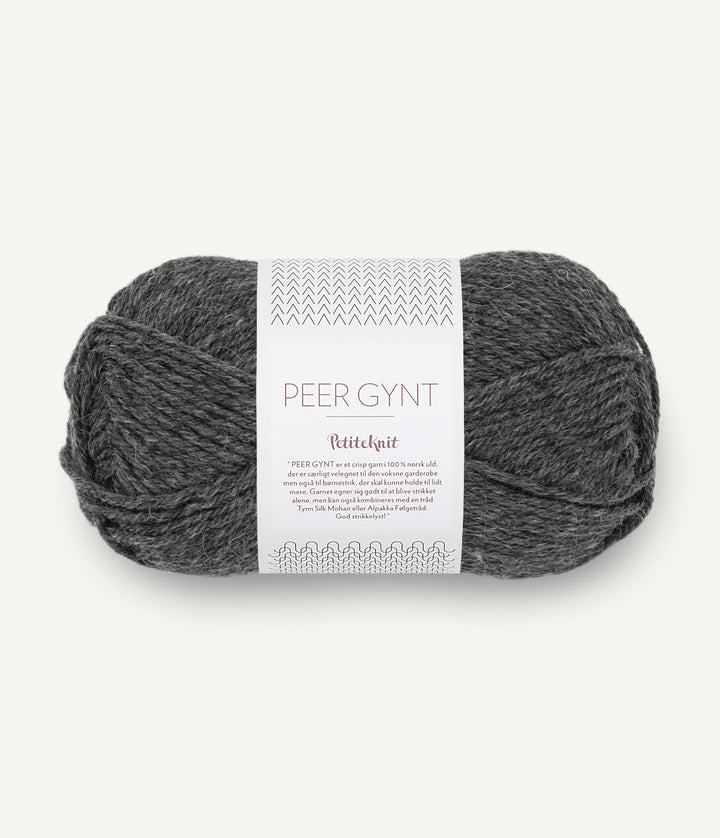 PetiteKnit Peer Gynt - 1065 Charcoal melerad