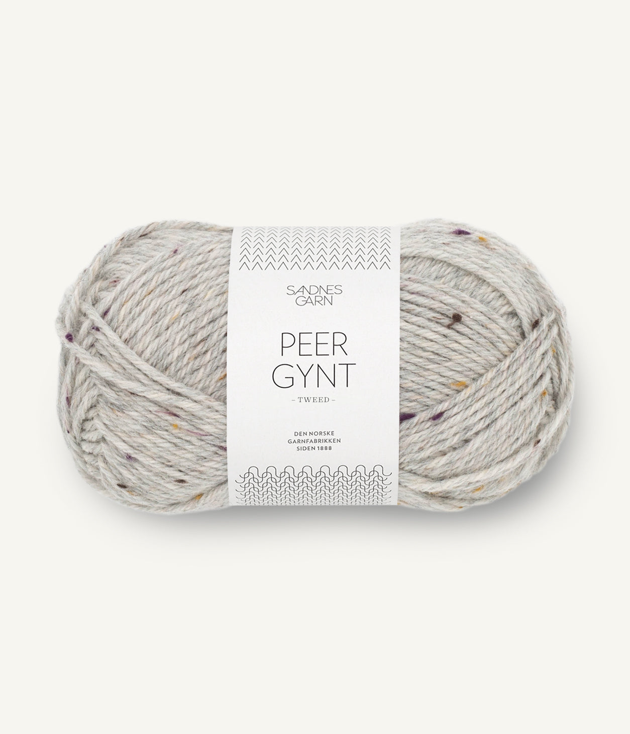 Peer Gynt - 1035 Ljus gråmelerad Lövfall Tweed