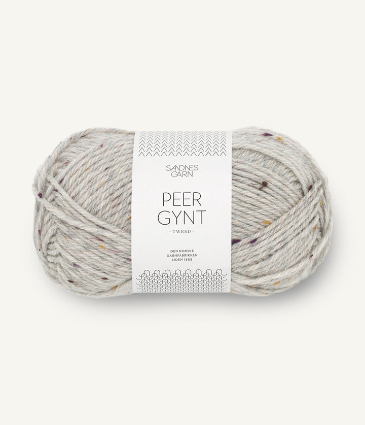 Peer Gynt - 1035 Ljus gråmelerad Lövfall Tweed