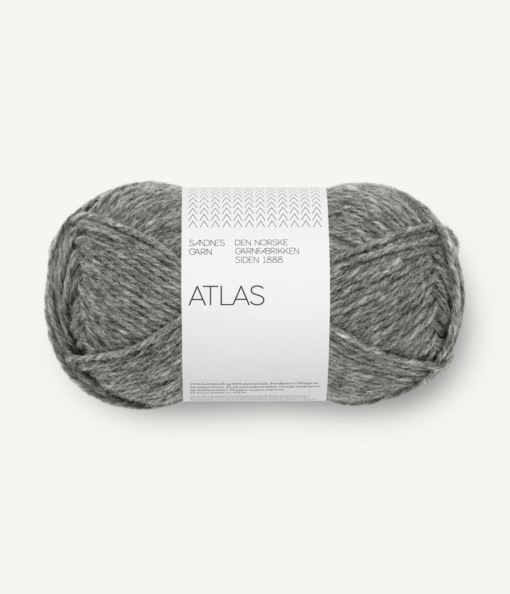 Atlas - 1055 Mörk gråmelert
