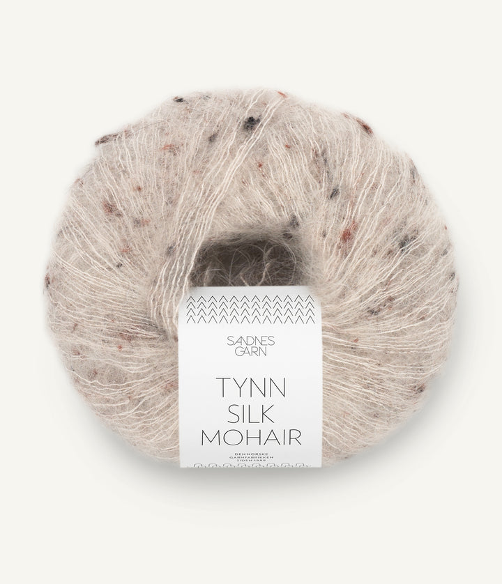 Tunn Silk Mohair - 2600 Greige Tweed