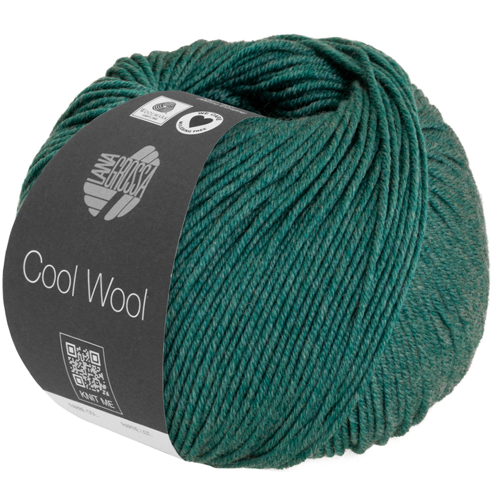 Cool Wool Melange (We Care) - 1425 Mörkgrön melerad