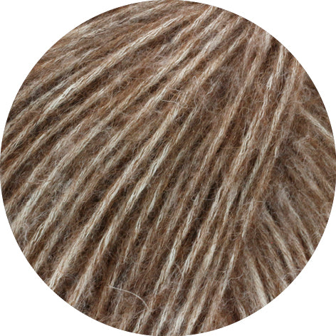 Natural Alpaca Pelo - 008 Mörkbrun Melerad