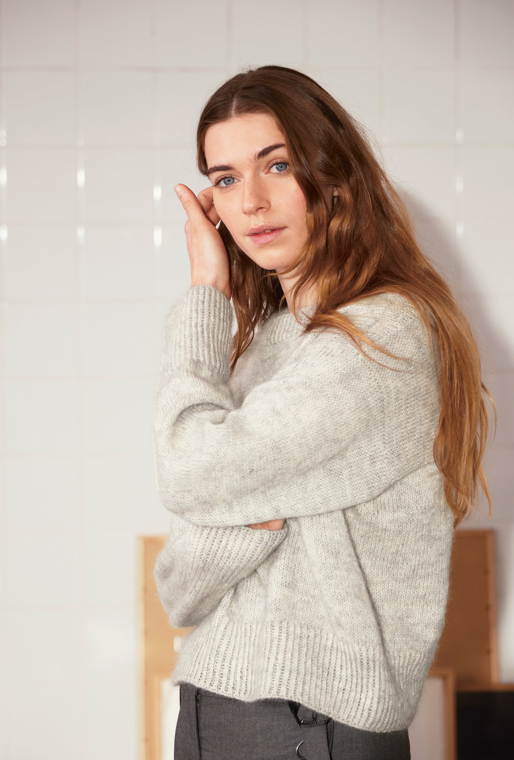Sandnes 2403-13 - Heather sweater
