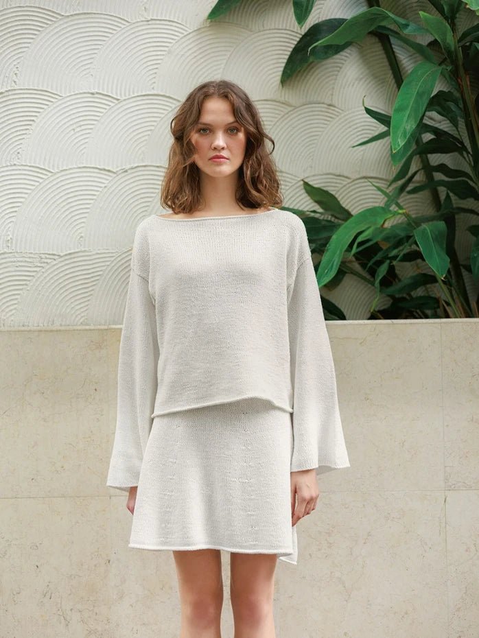 2404 - 8a,b & c - Milly sweater & skirt - Butik Maglia