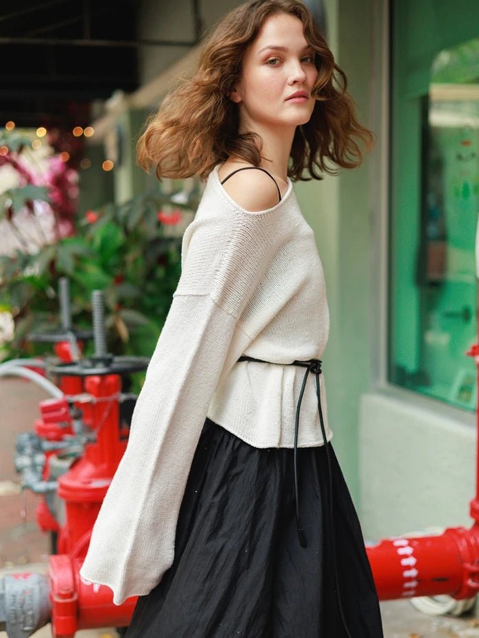2404 - 8a,b & c - Milly sweater & skirt - Butik Maglia