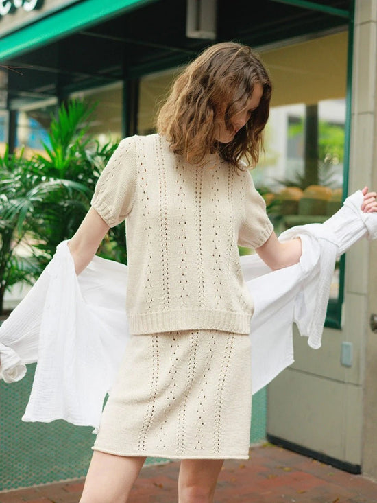 2404 - 9a&b - Cornelia tee & skirt - Butik Maglia