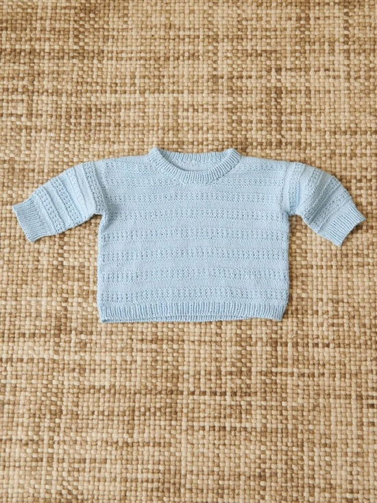 2407 - 1 a, b & c - Fillip sweater baby, diaper pants & bonnet - Butik Maglia