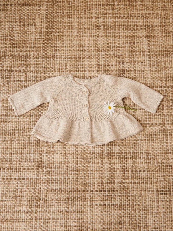 2407 - 7 - Dina peplum cardigan baby - Butik Maglia